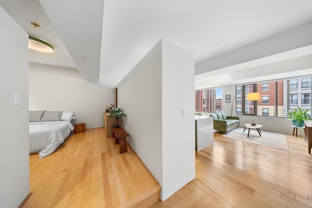 1313 Washington St Unit 309, Boston, MA 02118 - corridor with light wood-style flooring