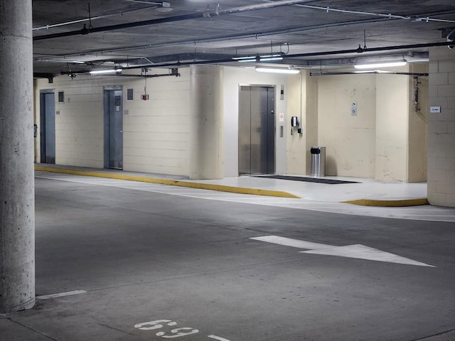 1313 Washington St Unit 309, Boston, MA 02118 - parking deck with elevator