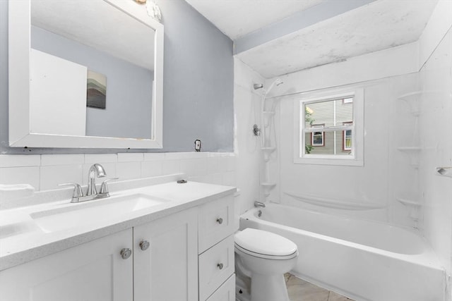 59 Harvard St, Everett, MA 02149 - full bathroom featuring toilet, vanity, and shower / tub combination