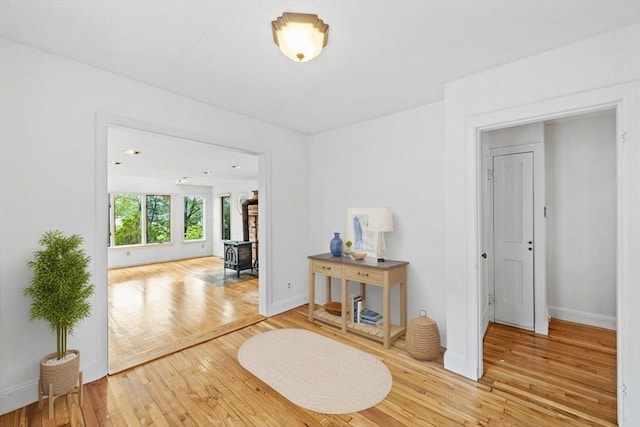 94 Clinton Rd, Weymouth, MA 02189 - corridor featuring hardwood / wood-style floors