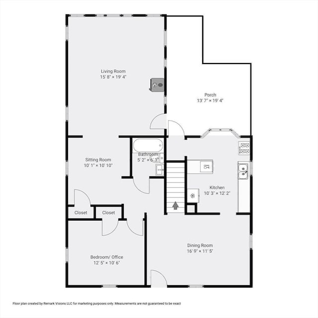 94 Clinton Rd, Weymouth, MA 02189 - view of room layout