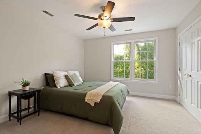 45 Anselm Way, Sudbury, MA 01776 - bedroom with baseboards, carpet flooring, and ceiling fan