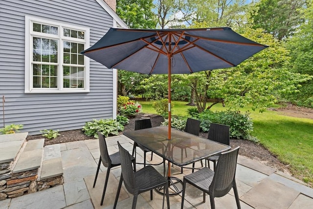 45 Anselm Way, Sudbury, MA 01776 - view of patio featuring outdoor dining area