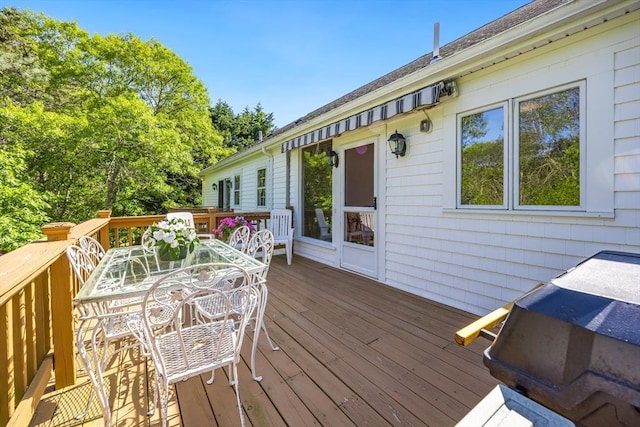 18 Curve Hill Rd, Yarmouth, MA 02664 - deck with outdoor dining area
