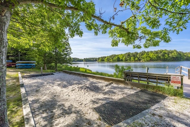18 Curve Hill Rd, Yarmouth, MA 02664 - surrounding community featuring a water view, a boat ramp, and a forest view