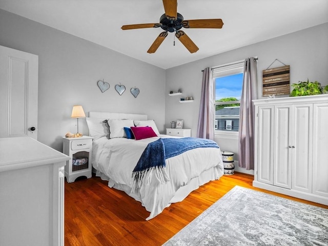 28 Albano St, Boston, MA 02131 - bedroom featuring wood finished floors and ceiling fan