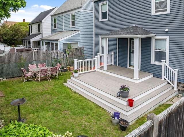 28 Albano St, Boston, MA 02131 - view of wooden terrace