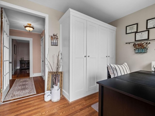 28 Albano St, Boston, MA 02131 - home office featuring light wood finished floors and baseboards