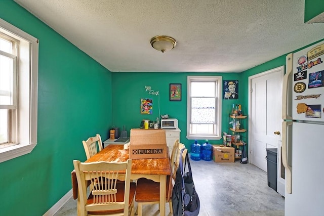 101 Cory St, Fall River, MA 02720 - dining area with a textured ceiling