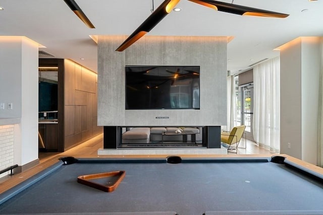 interior space featuring billiards