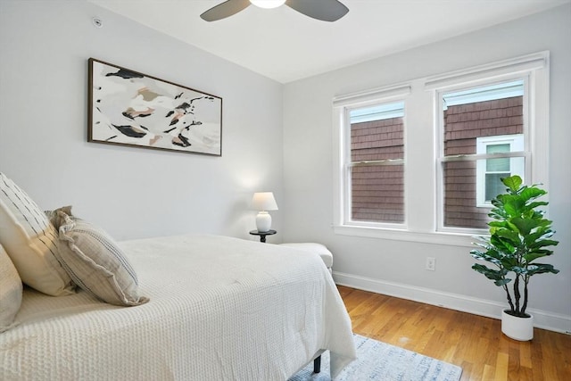 33 Century St Unit 3, Somerville, MA 02145 - bedroom featuring wood finished floors and ceiling fan