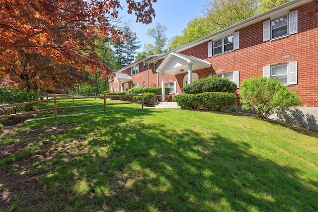 120 Litchfield Pines Dr Unit A, Leominster, MA 01453 - view of front facade with brick siding