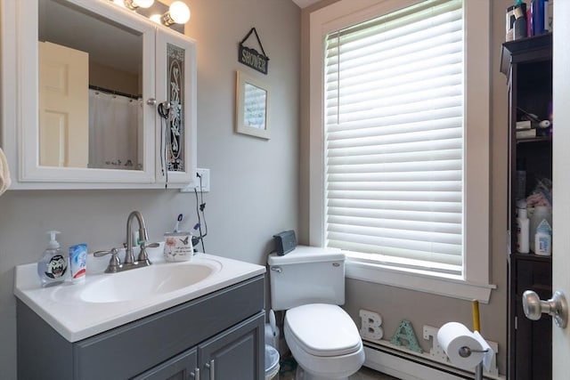 1 Commonwealth Ave, Sturbridge, MA 01518 - full bathroom featuring vanity and a baseboard radiator