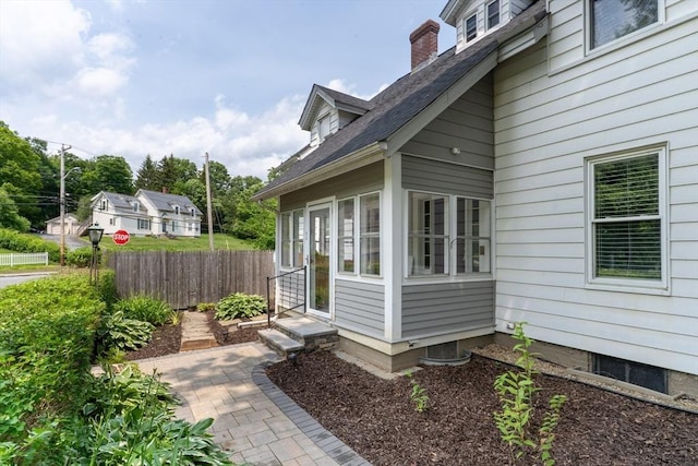 1 Commonwealth Ave, Sturbridge, MA 01518 - view of side of home featuring a chimney