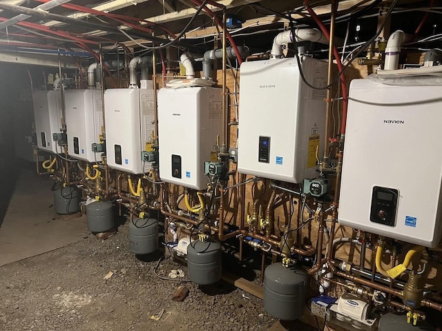 utilities with tankless water heater