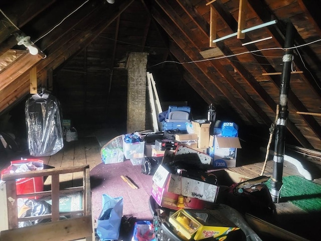 190 Ennell St, Lowell, MA 01850 - view of unfinished attic