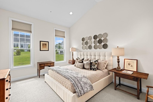 5 Diane Ter Unit 5, Scituate, MA 02066 - bedroom with light carpet and lofted ceiling