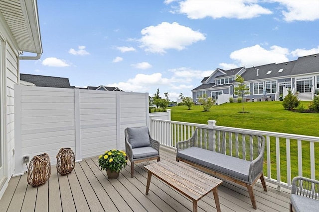 5 Diane Ter Unit 5, Scituate, MA 02066 - deck with a yard and a residential view