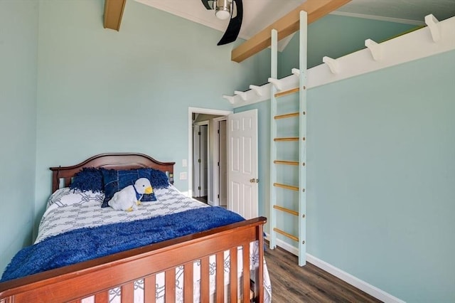 104 Kings Cove Beach Rd, Weymouth, MA 02191 - bedroom with wood finished floors and ornamental molding