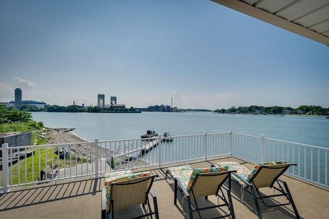 104 Kings Cove Beach Rd, Weymouth, MA 02191 - balcony featuring a water view