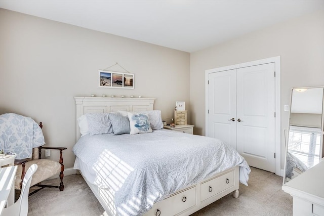 637 Gifford St Unit 4A, Falmouth, MA 02540 - bedroom featuring light carpet and a closet