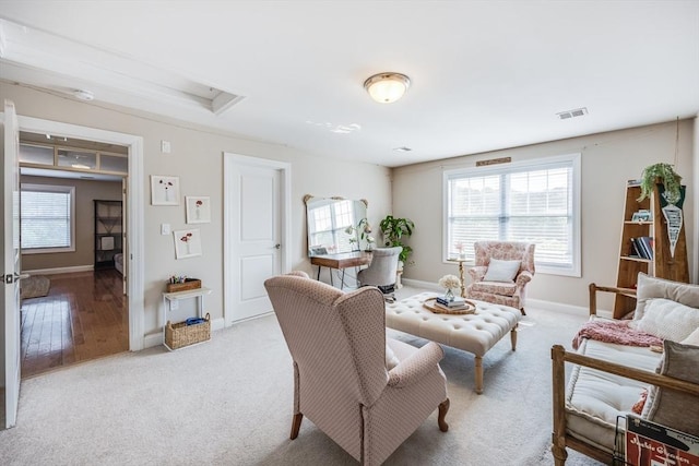 637 Gifford St Unit 4A, Falmouth, MA 02540 - living room featuring light carpet and plenty of natural light