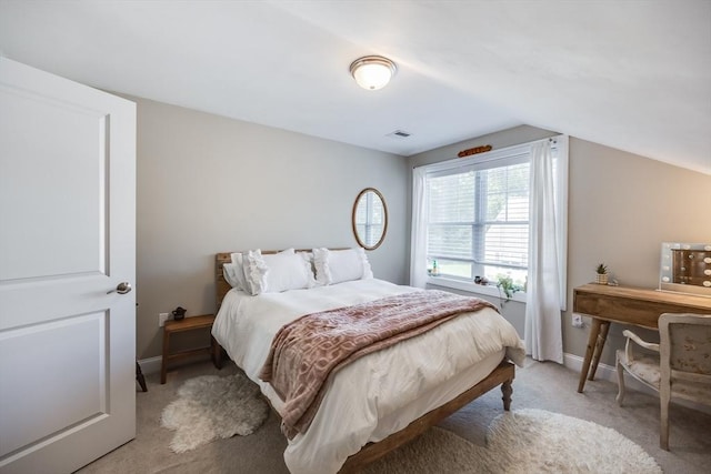 637 Gifford St Unit 4A, Falmouth, MA 02540 - bedroom with light carpet and vaulted ceiling