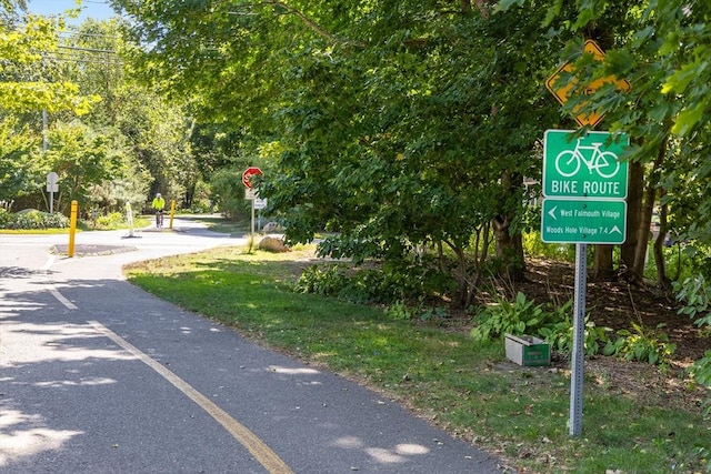 637 Gifford St Unit 4A, Falmouth, MA 02540 - view of street featuring traffic signs