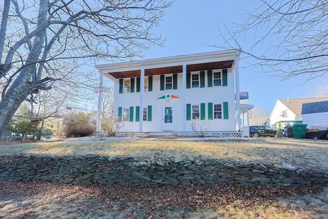 view of front of property