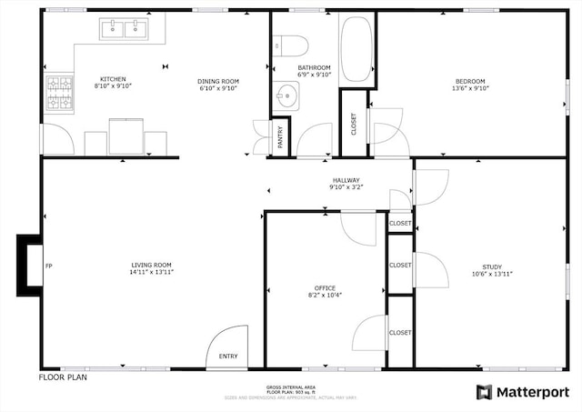 397 Elm St, Braintree, MA 02184 - room layout