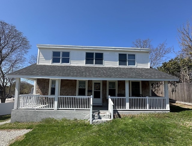 1 S Ave Unit 1, Hull, MA 02045 - view of front of home with roof with shingles and covered porch