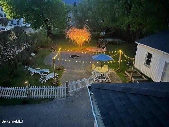 56-58 N Summer St, Adams, MA 01220 - view of yard with a patio area and a fire pit