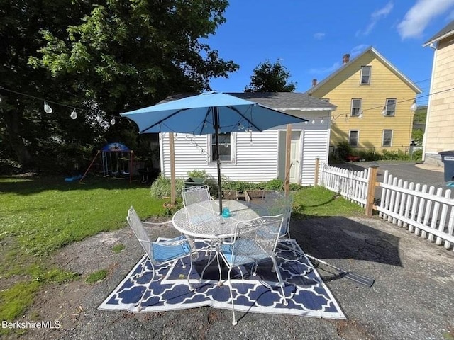 56-58 N Summer St, Adams, MA 01220 - view of patio / terrace featuring outdoor dining area