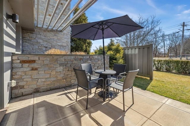 view of patio / terrace