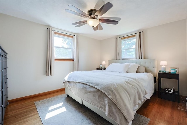 68 Partridge Dr, Brockton, MA 02301 - bedroom featuring wood finished floors, multiple windows, and ceiling fan