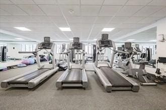 1500 Worcester Rd Unit 631, Framingham, MA 01702 - gym with carpet