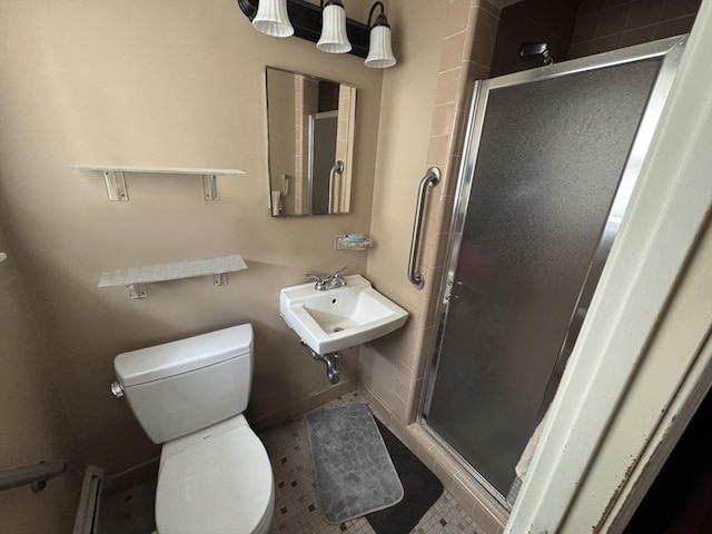 23 Harvard Cir, Needham, MA 02494 - full bathroom with toilet and a stall shower