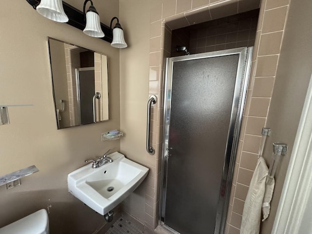 23 Harvard Cir, Needham, MA 02494 - bathroom with a stall shower and toilet