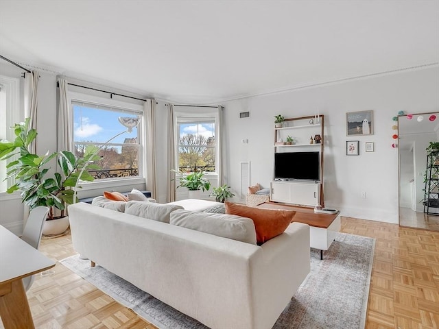 view of living area