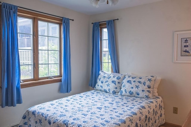 99 N Shore Blvd Unit 1, Sandwich, MA 02537 - bedroom with ceiling fan