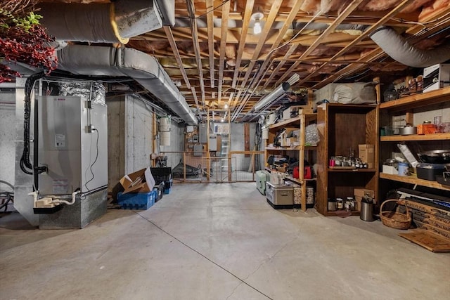 33 Gulf Hill Dr, Dartmouth, MA 02748 - unfinished below grade area featuring heating unit
