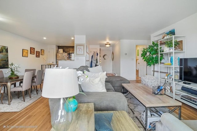80 Main St Unit 20, Malden, MA 02148 - living room with light wood-type flooring and recessed lighting