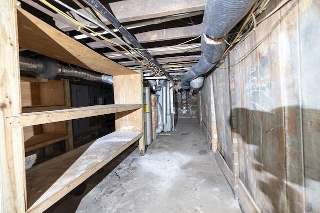 view of basement