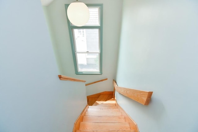 view of staircase