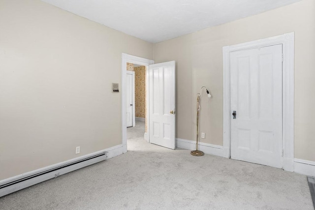 14 Franklin Ter, Boston, MA 02136 - unfurnished bedroom with carpet floors and baseboard heating