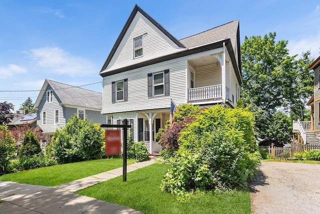 14 Franklin Ter, Boston, MA 02136 - view of front of house featuring a balcony
