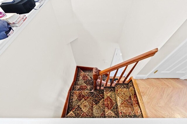 view of staircase