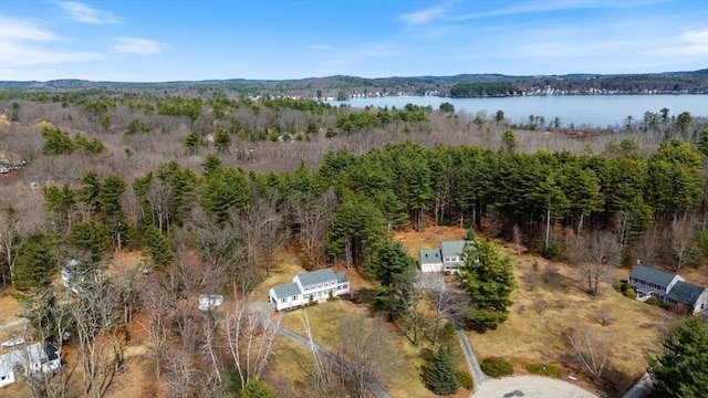 2 Spencer Way, Merrimac, MA 01860 - drone / aerial view featuring a water view and a wooded view