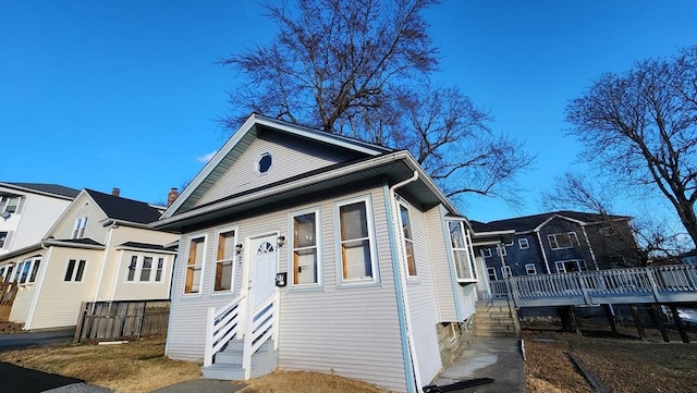 view of front of home