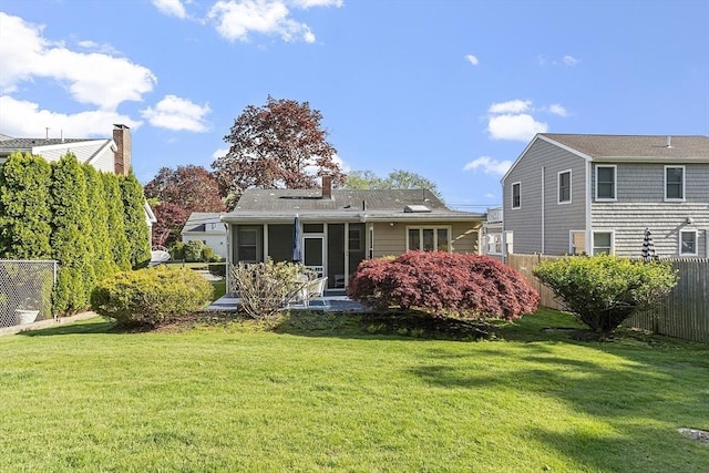 68 Spring Rd, Nahant, MA 01908 - back of property with a sunroom